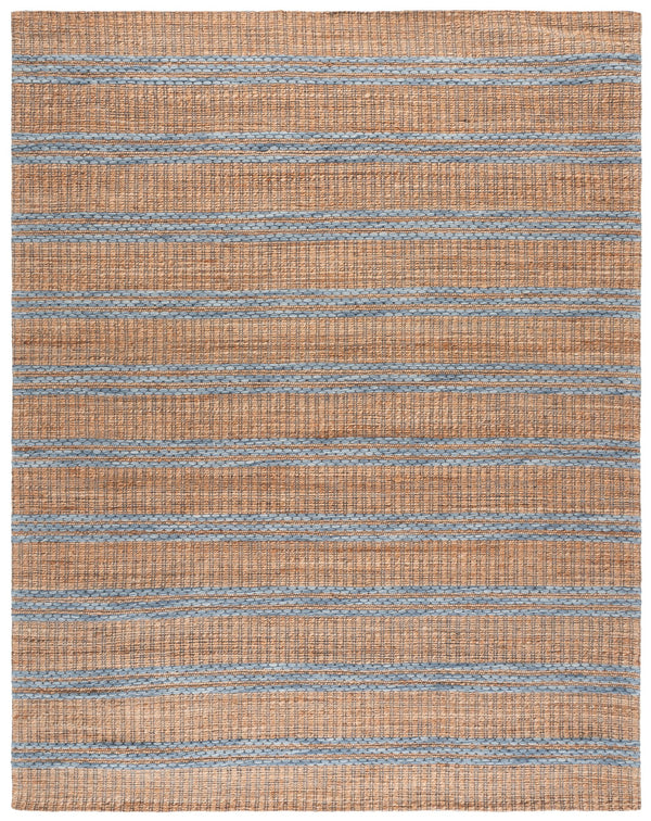 Safavieh Martha Hand-Tufted Natural Jute Wool Cotton Rug In Light Blue — Coastal Minimal Design, Durable Comfort 4'-0" x 6'-0" MSR9525L-4