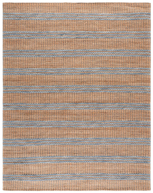 Safavieh Martha Hand-Tufted Natural Jute Wool Blend Rug In Light Blue — Low-Profile, Coastal-Modern Elegance 6'-0" x 9'-0" MSR9525L-6