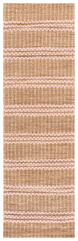 Safavieh Martha Hand-Tufted Natural Blush Area Rug, Jute Wool Cotton Blend For Cozy, Modern Living Spaces 6'-0" x 6'-0" MSR9525U-6SQ