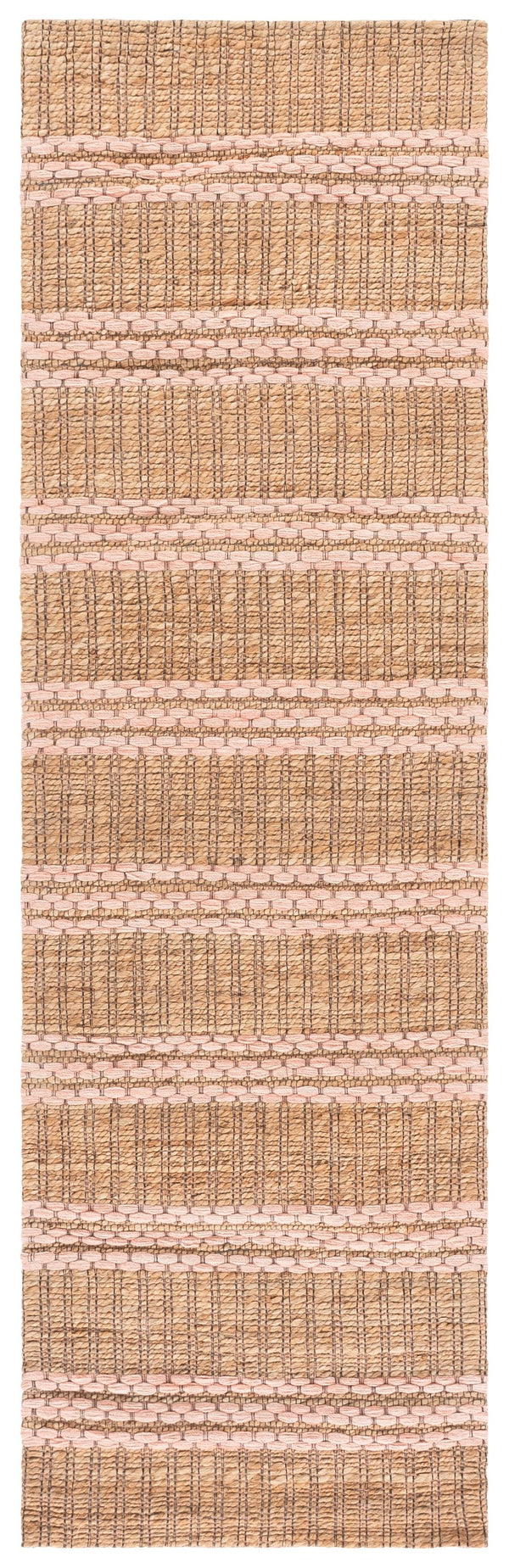 Safavieh Martha Hand-Tufted Natural Blush Area Rug — Jute Wool Cotton Blend, Low-Profile, Coastal Minimalist Chic 4'-0" x 6'-0" MSR9525U-4