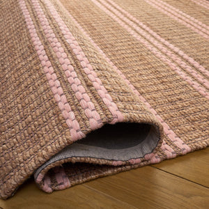 Safavieh Martha Hand‑Tufted Natural & Blush Round Rug — Jute Wool Cotton Blend, Coastal Modern Accent Piece 6'-0" x 6'-0" MSR9525U-6R