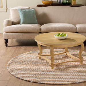 Safavieh Martha Hand-Tufted Natural Ivory Area Rug — Jute, Wool & Cotton Blend For Durable, Minimalist Warmth 4'-0" x 6'-0" MSR9526A-4