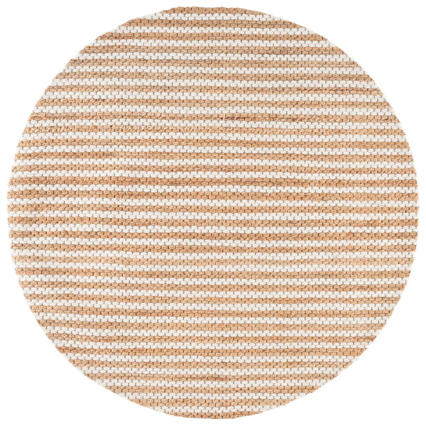 Safavieh Martha Hand-Tufted Natural Ivory Area Rug — Jute Wool Cotton Blend, Low-Profile Texture For Modern Homes 5'-0" x 8'-0" MSR9526A-5