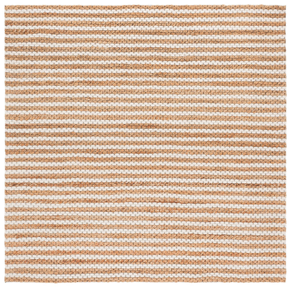 Safavieh Martha Hand-Tufted Natural Ivory Area Rug — Jute Wool Cotton Blend, Low-Profile Texture For Modern Homes 5'-0" x 8'-0" MSR9526A-5