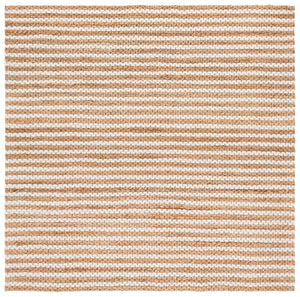 Safavieh Martha Natural Ivory Round Rug — Hand-Tufted Jute Wool Cotton Blend, Low-Profile Modern Texture 6'-0" x 6'-0" MSR9526A-6R