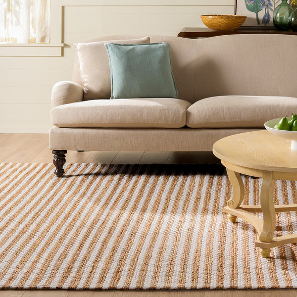 Safavieh Martha Hand-Tufted Natural Ivory Area Rug — Jute, Wool & Cotton Blend For Durable, Minimalist Warmth 4'-0" x 6'-0" MSR9526A-4