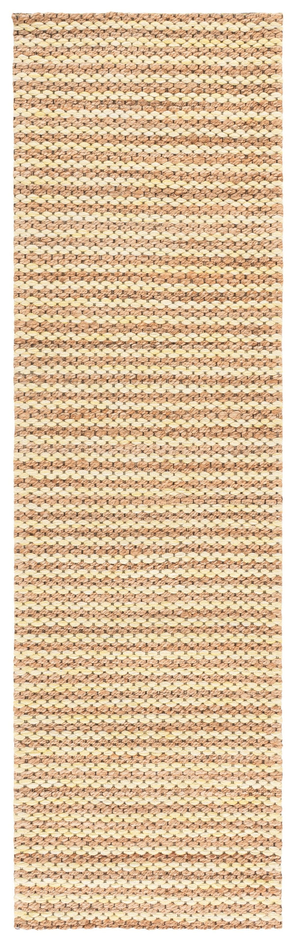 Safavieh Martha Hand‑Tufted Natural Yellow Runner Rug — Jute Wool Cotton Blend, Modern Minimalist Hallway Accent 2'-3" x 8'-0" MSR9526D-28