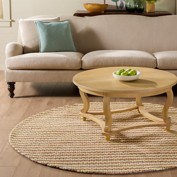 Safavieh Martha Hand‑Tufted Natural Yellow Runner Rug — Jute Wool Cotton Blend, Modern Minimalist Hallway Accent 2'-3" x 8'-0" MSR9526D-28