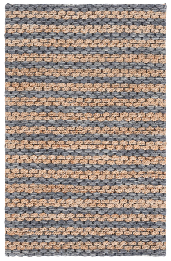 Safavieh Martha Hand-Tufted Natural Charcoal Runner Rug — Low-Pile Jute Wool Cotton Blend For Hallways 2'-3" x 8'-0" MSR9526H-28