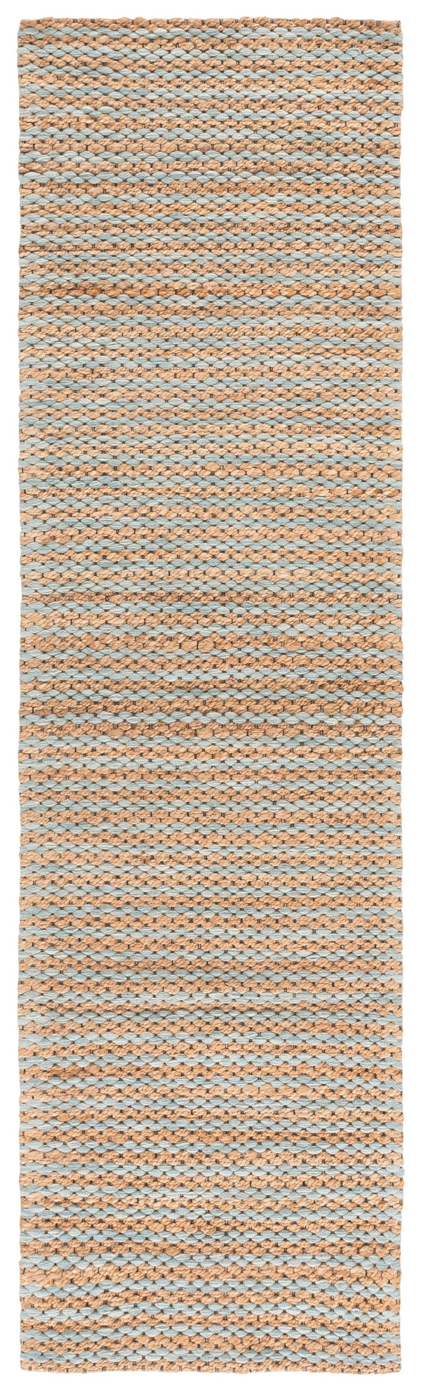 Safavieh Martha Hand‑Tufted Natural Jute Wool Rug In Serene Light Blue — Low‑Profile, Coastal Modern Appeal 6'-0" x 9'-0" MSR9526L-6
