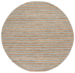 Safavieh Martha Hand‑Tufted Natural Jute Wool Rug In Serene Light Blue — Low‑Profile, Coastal Modern Appeal 6'-0" x 9'-0" MSR9526L-6