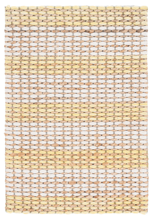 Safavieh Martha Hand-Tufted Natural Yellow Area Rug 8X10 – Jute Wool Cotton Blend, Low-Profile Modern Texture 8'-0" x 10'-0" MSR9527D-8