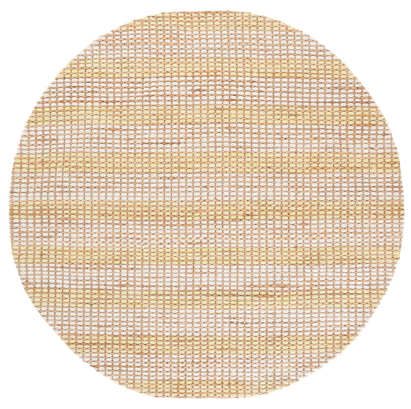 Safavieh Martha Hand-Tufted Natural Yellow Area Rug 8X10 – Jute Wool Cotton Blend, Low-Profile Modern Texture 8'-0" x 10'-0" MSR9527D-8