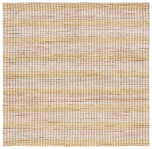 Safavieh Martha Hand-Tufted Natural Yellow Area Rug 8X10 – Jute Wool Cotton Blend, Low-Profile Modern Texture 8'-0" x 10'-0" MSR9527D-8