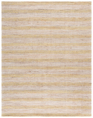 Safavieh Martha Hand-Tufted Natural Yellow Area Rug 8X10 – Jute Wool Cotton Blend, Low-Profile Modern Texture 8'-0" x 10'-0" MSR9527D-8