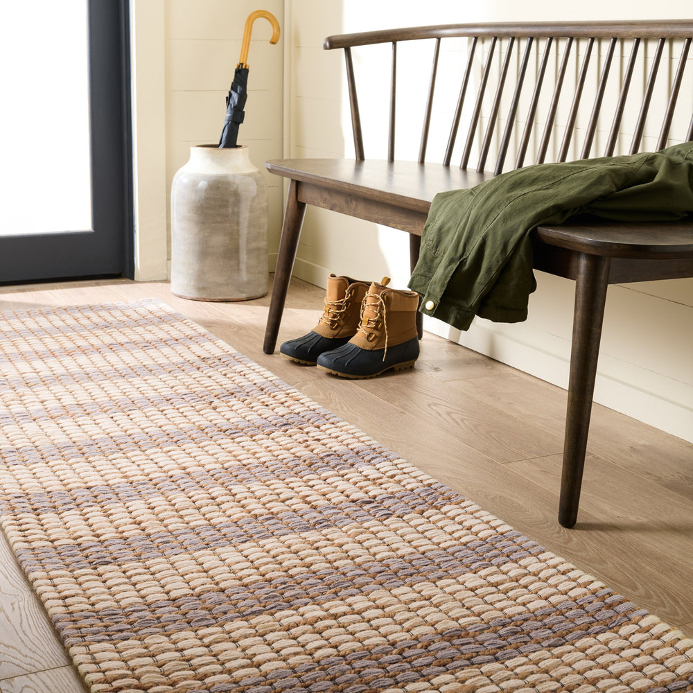 Safavieh Martha Natural Grey Round Rug — Hand-Tufted Jute Wool Cotton Blend, Low-Profile Elegant Texture 6'-0" x 6'-0" MSR9527F-6R