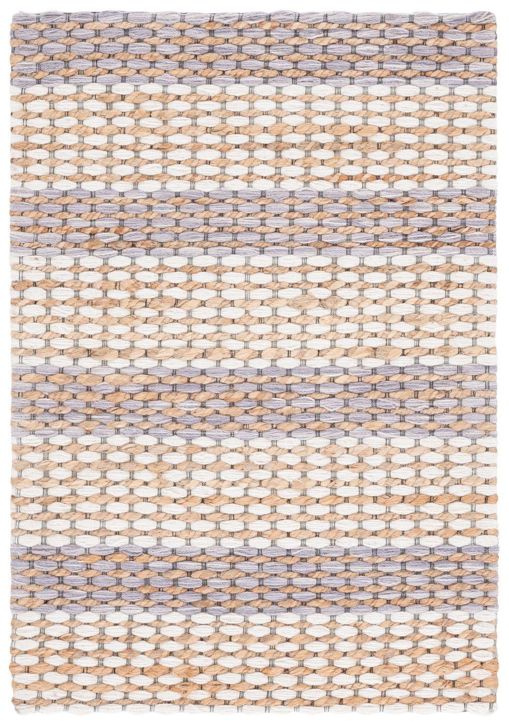 Safavieh Martha Natural Grey Round Rug — Hand-Tufted Jute Wool Cotton Blend, Low-Profile Elegant Texture 6'-0" x 6'-0" MSR9527F-6R