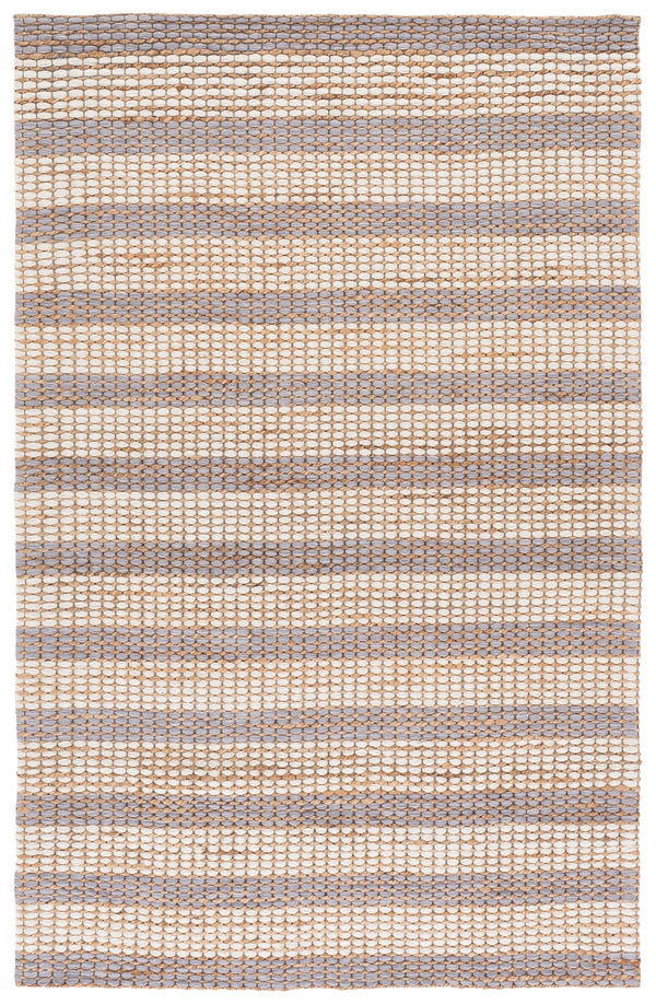 Safavieh Martha Hand-Tufted Natural Grey Area Rug - Sustainable Jute, Wool & Cotton Blend, Low-Profile Luxe Feel 5'-0" x 8'-0" MSR9527F-5