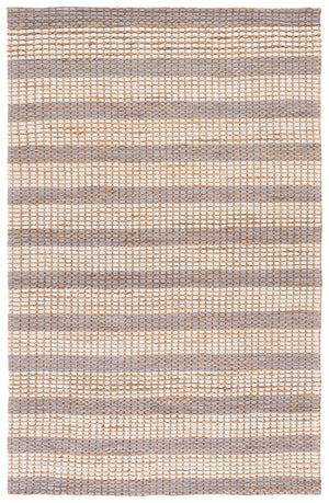 Safavieh Martha Hand‑Tufted Natural Grey Jute Wool Cotton Rug — Low‑Profile, Durable Texture For Modern Homes 4'-0" x 6'-0" MSR9527F-4