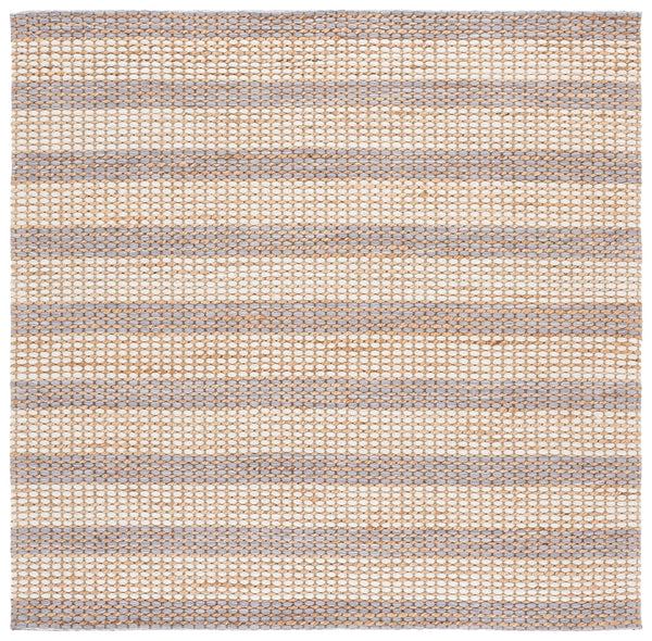 Safavieh Martha Hand-Tufted Natural Grey Area Rug - Sustainable Jute, Wool & Cotton Blend, Low-Profile Luxe Feel 5'-0" x 8'-0" MSR9527F-5