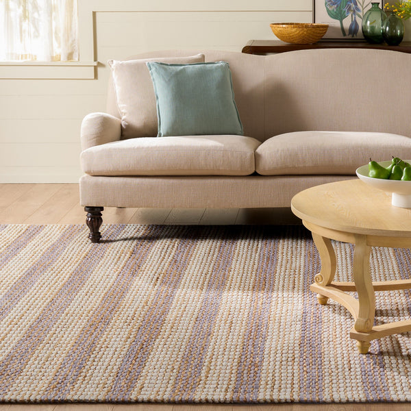 Safavieh Martha Natural Grey Hand-Tufted Jute Wool Cotton Rug — Low-Pile, Durable Neutral For Living Areas 9'-0" x 12'-0" MSR9527F-9