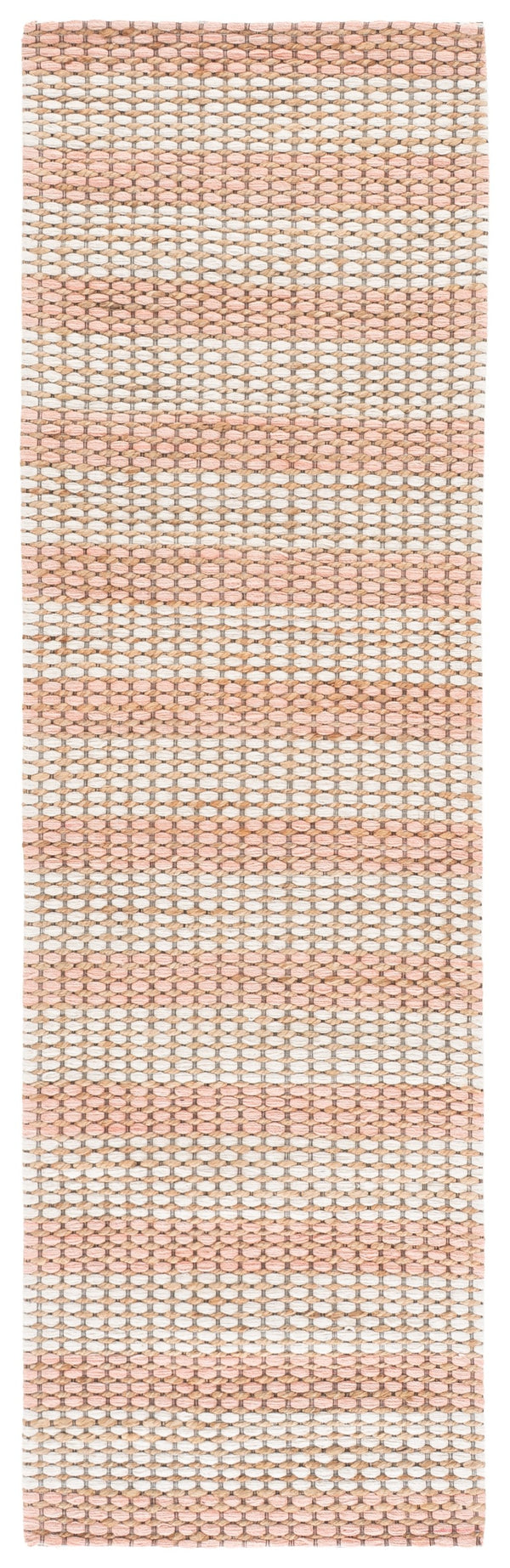 Safavieh Martha Hand-Tufted Natural Blush Square Rug — Jute Wool Cotton Blend, Low-Profile Texture & Warmth 6'-0" x 6'-0" MSR9527U-6SQ