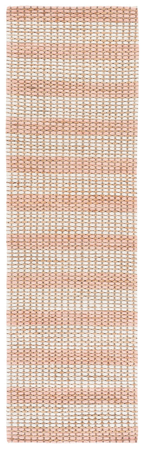 Safavieh Martha Modern Natural Blush Hand-Tufted Runner Rug — Jute Wool Cotton Low-Profile Coastal Elegance 2'-3" x 8'-0" MSR9527U-28