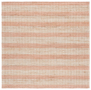 Safavieh Martha Natural Blush Hand-Tufted Jute Wool Cotton Rug — Soft Textured Solid Tone, Artisan Made In India 5'-0" x 8'-0" MSR9527U-5