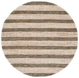 Safavieh Martha Hand‑Tufted Natural Green Area Rug — Jute Wool Cotton Blend, Low‑Profile Texture For Living Rooms 5'-0" x 8'-0" MSR9527Y-5
