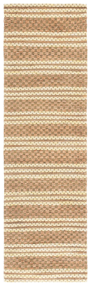Safavieh Martha Hand-Tufted Natural Yellow Area Rug — Jute Wool Cotton Blend, Low Pile Coastal Modern Accent 4'-0" x 6'-0" MSR9528D-4