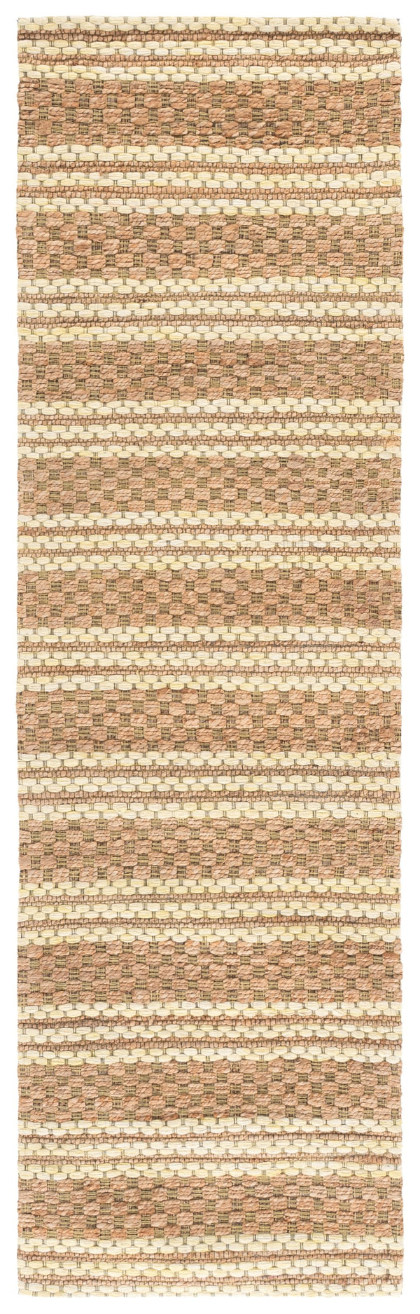 Safavieh Martha Hand-Tufted Round Area Rug In Natural & Yellow — Jute Wool Cotton Blend, Low-Profile Comfort 6'-0" x 6'-0" MSR9528D-6R