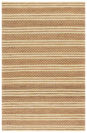 Safavieh Martha Hand-Tufted Natural Yellow Area Rug — Jute Wool Cotton Blend, Low Pile Coastal Modern Accent 4'-0" x 6'-0" MSR9528D-4