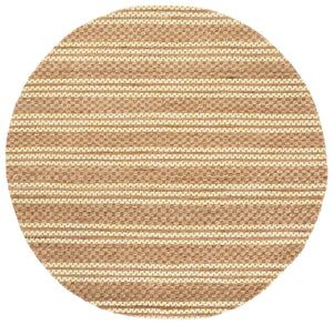 Safavieh Martha Hand-Tufted Natural Yellow Area Rug — Jute Wool Cotton Blend, Low Pile Coastal Modern Accent 4'-0" x 6'-0" MSR9528D-4