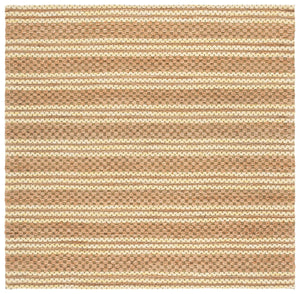 Safavieh Martha Hand-Tufted Natural Yellow Area Rug — Jute Wool Cotton Blend, Low Pile Coastal Modern Accent 4'-0" x 6'-0" MSR9528D-4