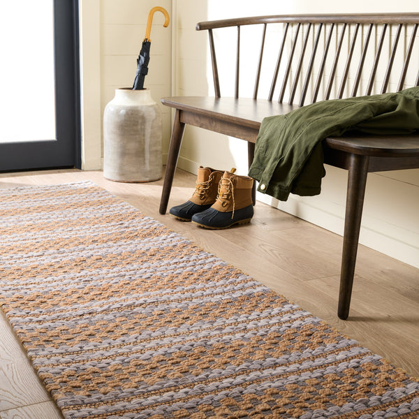 Safavieh Martha Hand-Tufted Natural Grey Area Rug — Artisanal Jute-Wool-Cotton Blend, Soft Neutral Anchor For Rooms 6'-0" x 6'-0" MSR9528F-6SQ