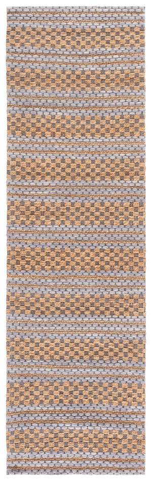 Safavieh Martha Hand-Tufted Natural Grey Area Rug — Artisanal Jute-Wool-Cotton Blend, Soft Neutral Anchor For Rooms 6'-0" x 6'-0" MSR9528F-6SQ