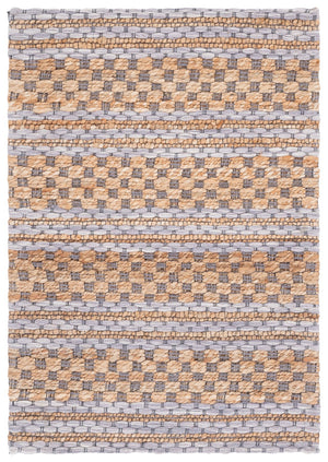 Safavieh Martha Hand-Tufted Natural Grey Area Rug — Artisanal Jute-Wool-Cotton Blend, Soft Neutral Anchor For Rooms 6'-0" x 6'-0" MSR9528F-6SQ