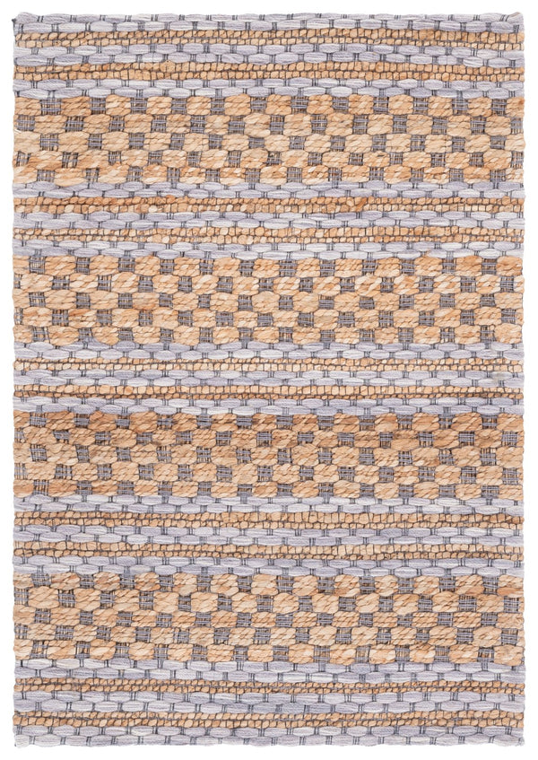 Safavieh Martha Hand-Tufted Natural Grey Area Rug — Artisanal Jute-Wool-Cotton Blend, Soft Neutral Anchor For Rooms 6'-0" x 6'-0" MSR9528F-6SQ