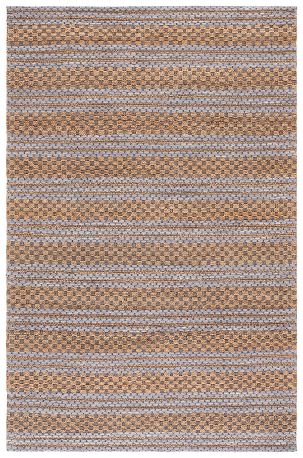 Safavieh Martha Hand-Tufted Natural Grey Area Rug — Artisanal Jute-Wool-Cotton Blend, Soft Neutral Anchor For Rooms 6'-0" x 6'-0" MSR9528F-6SQ