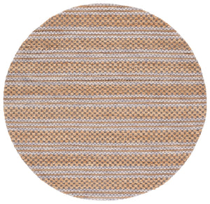 Safavieh Martha Hand-Tufted Natural Grey Area Rug — Artisanal Jute-Wool-Cotton Blend, Soft Neutral Anchor For Rooms 6'-0" x 6'-0" MSR9528F-6SQ