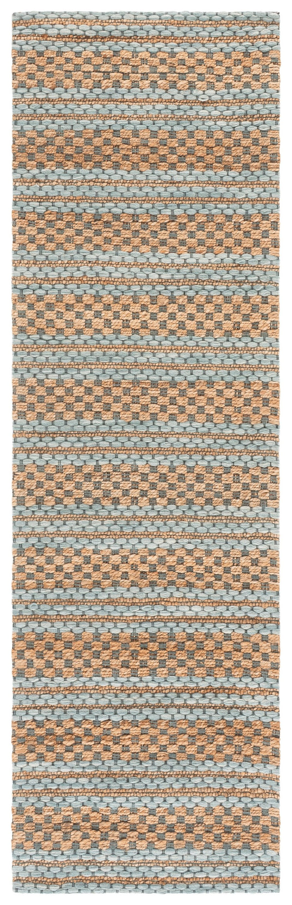 Safavieh Martha Hand‑Tufted Natural Jute Wool Rug In Light Blue — Low‑Pile, Coastal Contemporary Elegance For Rooms 8'-0" x 10'-0" MSR9528L-8