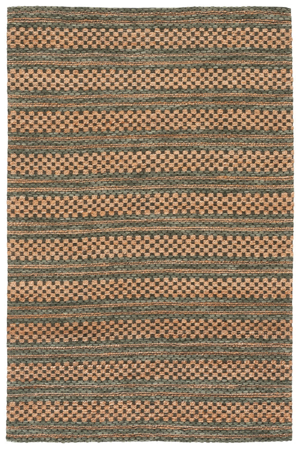 Safavieh Martha Hand-Tufted Natural Green Runner Rug With Jute Wool Cotton Blend — Coastal Chic Hallway Accent 2'-3" x 8'-0" MSR9528Y-28