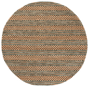 Safavieh Martha Hand-Tufted Natural Green Area Rug — Low-Profile Jute-Wool-Cotton Blend For Serene Modern Rooms 6'-0" x 9'-0" MSR9528Y-6