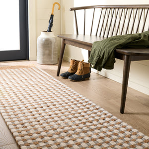 Safavieh Martha Natural Ivory Hand-Tufted Jute Wool Cotton Rug — Minimalist Square Area Rug, Low Pile, Durable 6'-0" x 6'-0" MSR9529A-6SQ