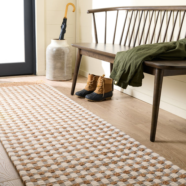 Safavieh Martha Hand-Tufted Natural Ivory Area Rug — 3/8" Low Pile, Jute-Wool-Cotton Blend, Modern Neutral Backdrop 9'-0" x 12'-0" MSR9529A-9