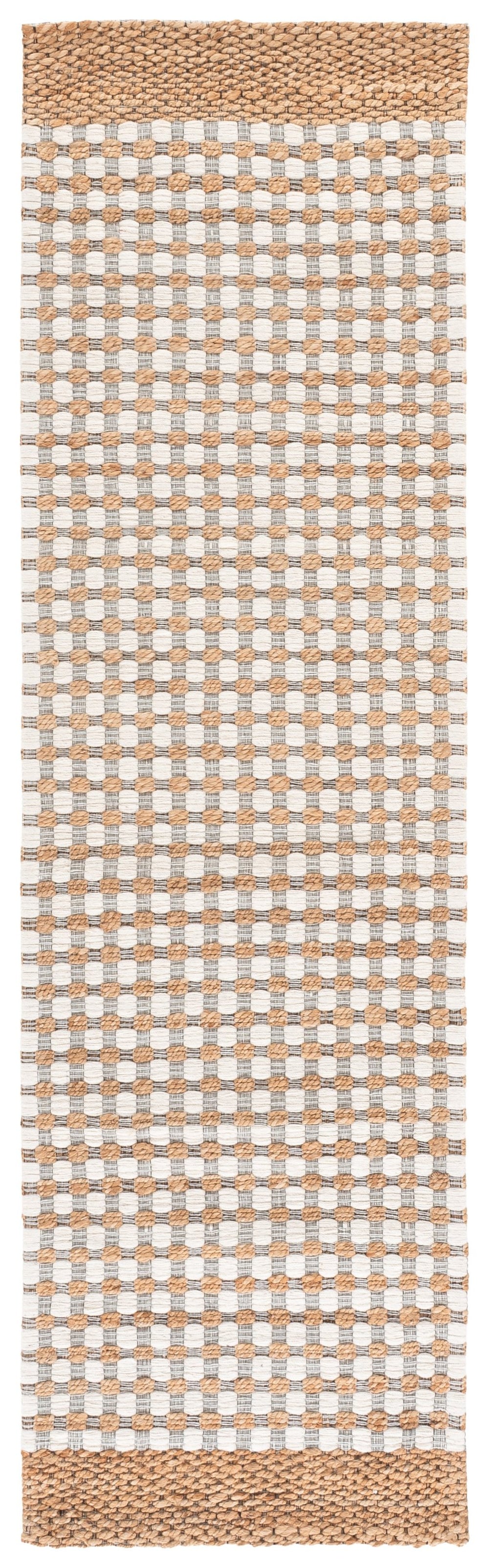 Safavieh Martha Modern Hand-Tufted Natural Ivory Rug — Jute Wool Cotton Low-Pile Texture For Cozy Rooms 4'-0" x 6'-0" MSR9529A-4