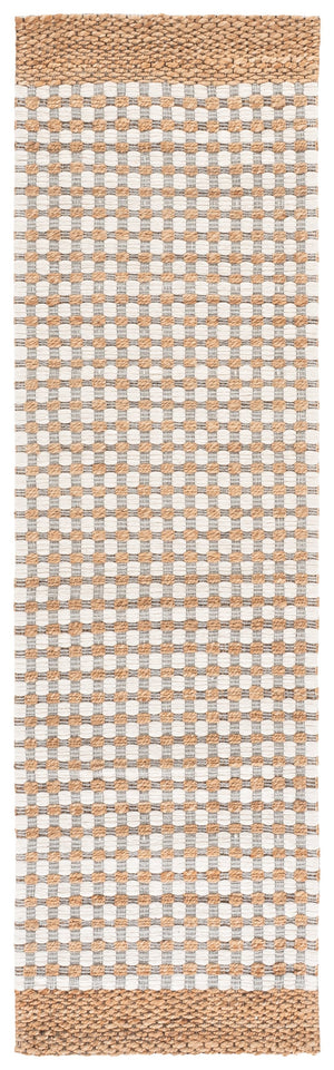 Safavieh Martha Modern Hand-Tufted Natural Ivory Rug — Jute Wool Cotton Low-Pile Texture For Cozy Rooms 4'-0" x 6'-0" MSR9529A-4