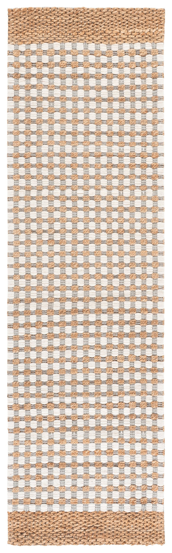 Safavieh Martha Hand-Tufted Natural Ivory Area Rug — Jute Wool Cotton Blend, Low-Profile Minimalist Texture 5'-0" x 8'-0" MSR9529A-5