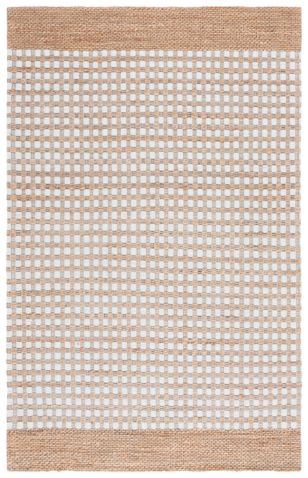 Safavieh Martha Natural Ivory Hand-Tufted Jute Wool Cotton Rug — Minimalist Square Area Rug, Low Pile, Durable 6'-0" x 6'-0" MSR9529A-6SQ