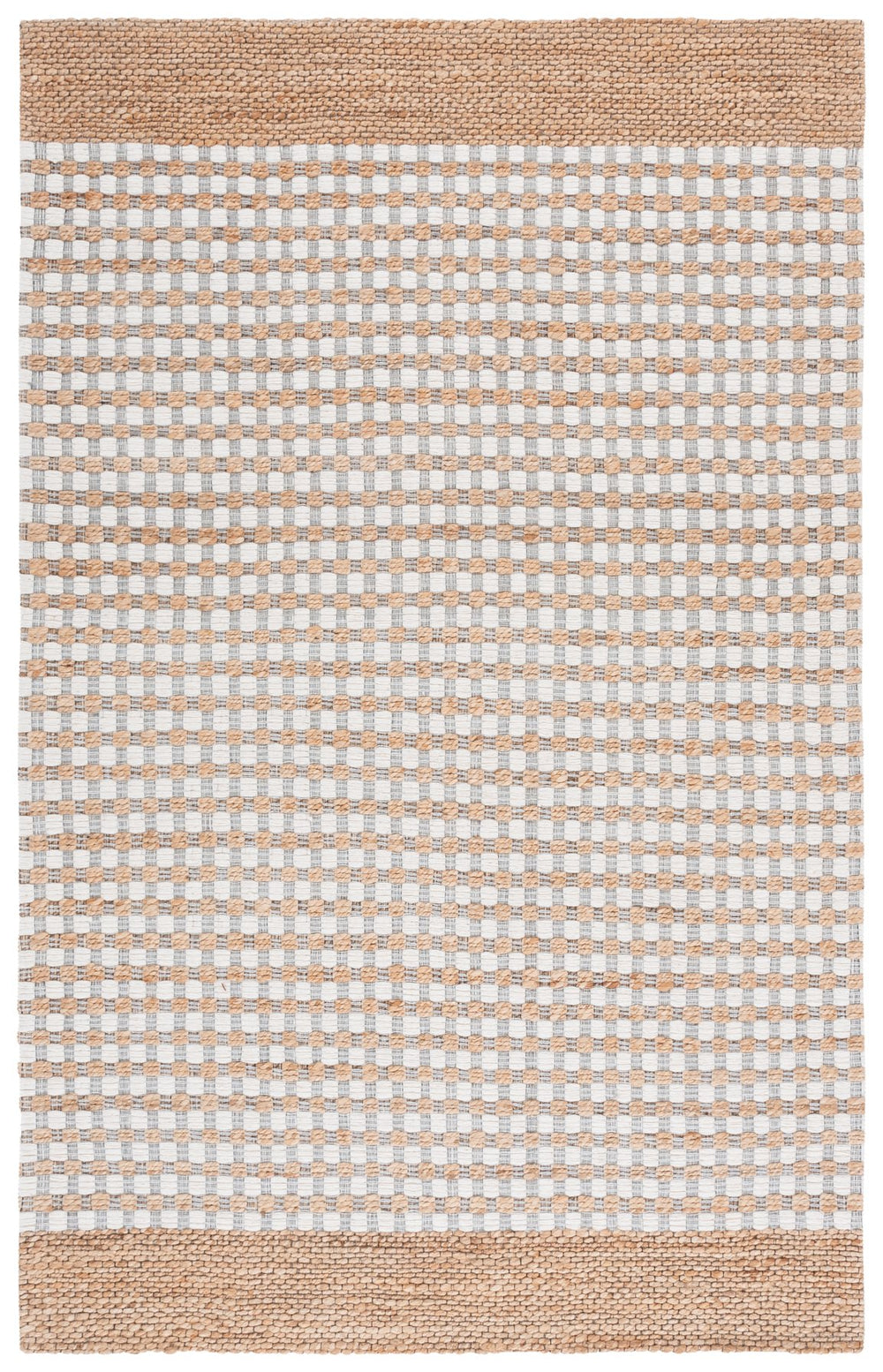 Safavieh Martha Hand‑Tufted Natural Ivory Round Rug — Jute/Wool/Cotton Blend, Low‑Profile, Timeless Texture 6'-0" x 6'-0" MSR9529A-6R